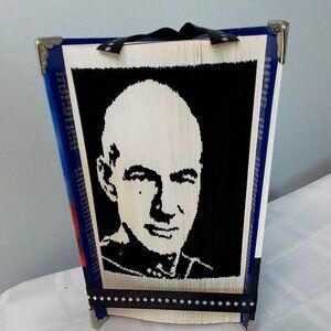 Star Trek Book Sculpture Upcycle